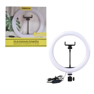 Ring Light Oberon Iluminador Led Profissional 10 Polegadas