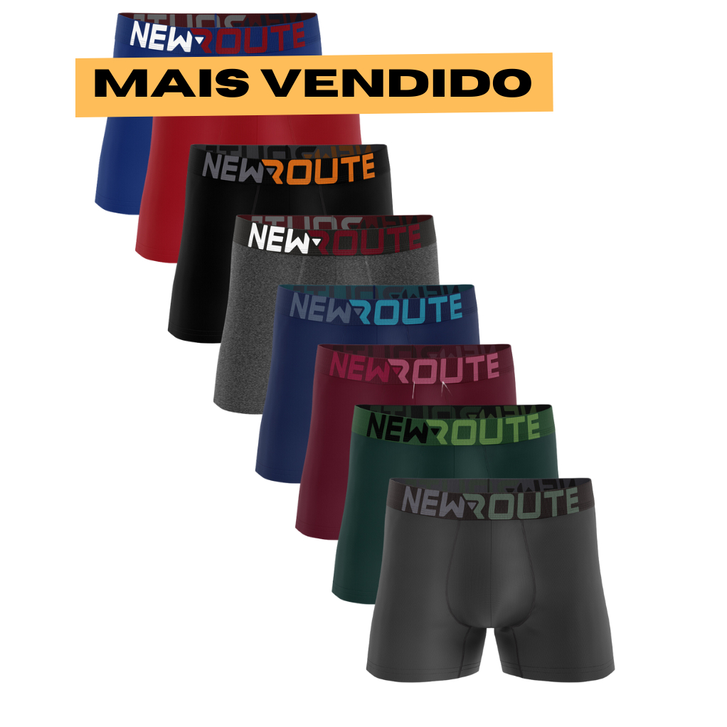 10 Cuecas Box Boxer Lisa Microfibra