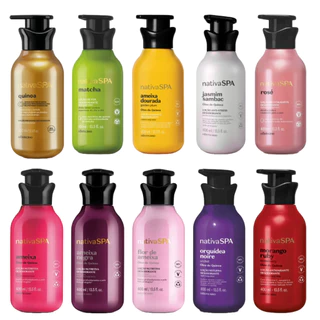 Loção Hidratante Desodorante Corporal Nativa Spa 400ml escolha sua fragância.