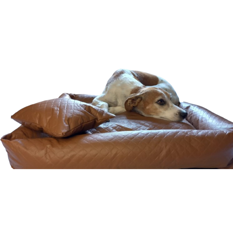 Caminha Cama Para Pets de Porte Médio Corino Impermeável