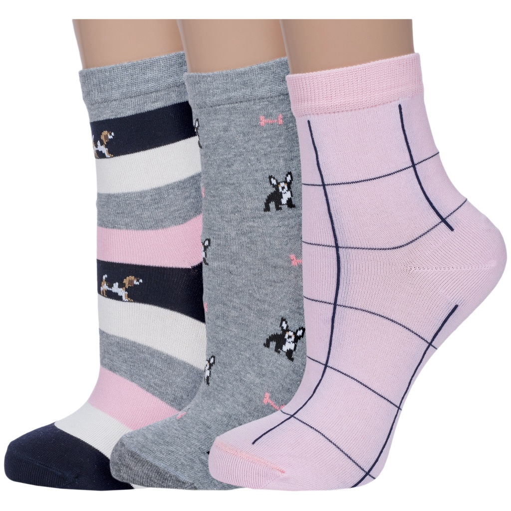 Kit 6 Meias Cano Médio Sortidas Estampadas Femininas Alta Qualidade
