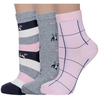 Kit 6 Meias Cano Médio Sortidas Estampadas Femininas Alta Qualidade