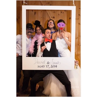 Placa Moldura para Festa de Casamento Personalizado Instagram Foto Evento Noivos Polaroide Aniversário Formatura