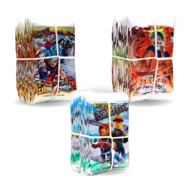 Kit 200 Cards Dragon Ball+ Roblox + Naruto | Shopee Brasil