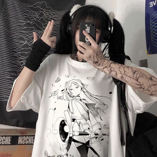 Camiseta T-Shirt Frieren Anime - Blusa de anime Unissex