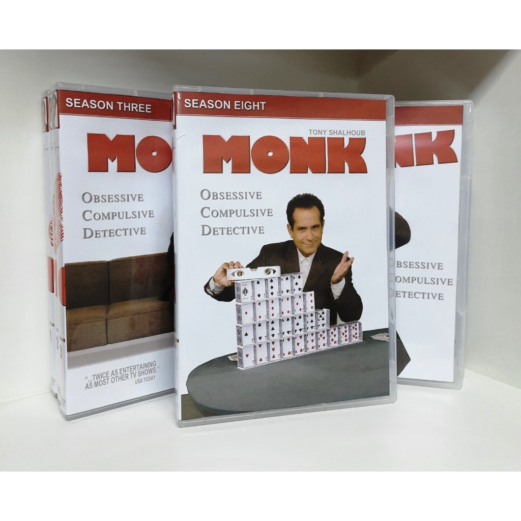 Box Seriado Monk 1ª à 8ª Temporada - 32 DVDs Completo | Shopee Brasil
