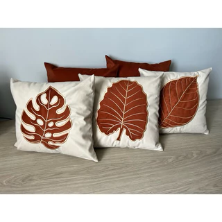 KIT 5 CAPA DE ALMOFADA TECIDO SUEDE BORDADA ALTA QUALIDADE