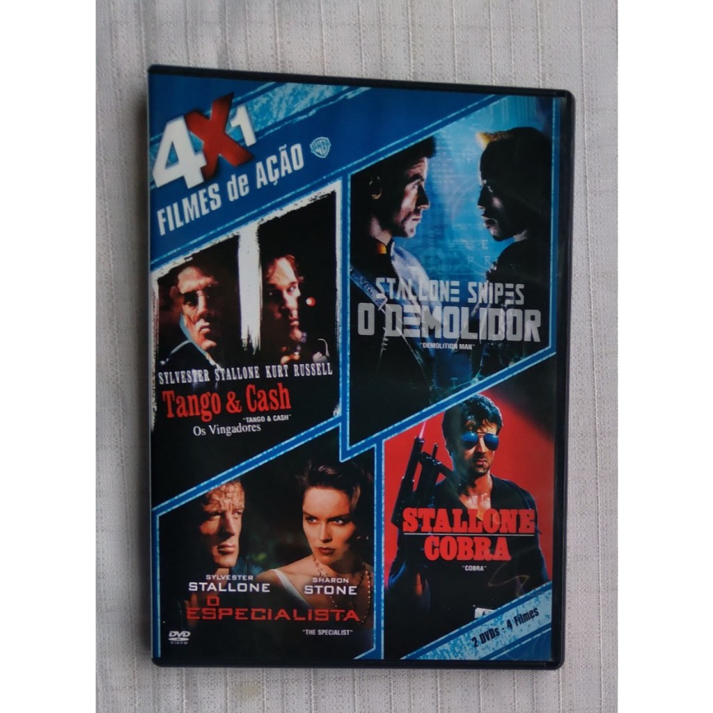 Dvd Stallone - 4 Filmes (original) | Shopee Brasil
