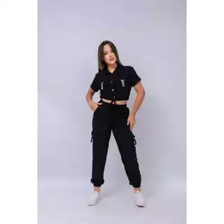 Conjunto love infantil juvenil femenino menina com calça jogger!