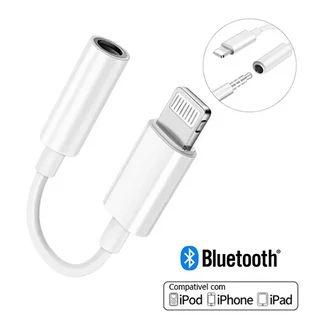 Adaptador Para iPhone Lightning Para Fone P2 3.5mm Conexão direta, sem necessidade de bluetooth