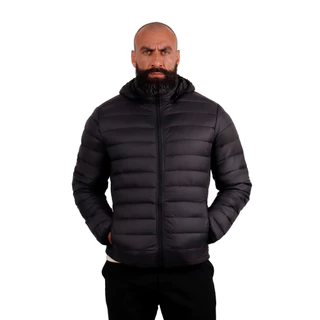 Jaqueta Puffer Masculino Bobojaco Frio Intenso Casaco Gominho Corta Vento Com Touca