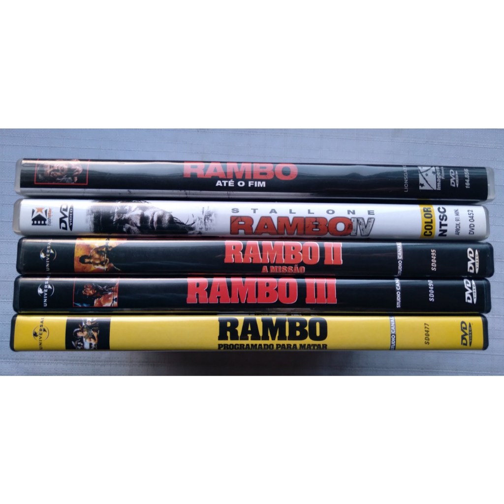 Dvd Rambo - Coleção Completa (original) | Shopee Brasil