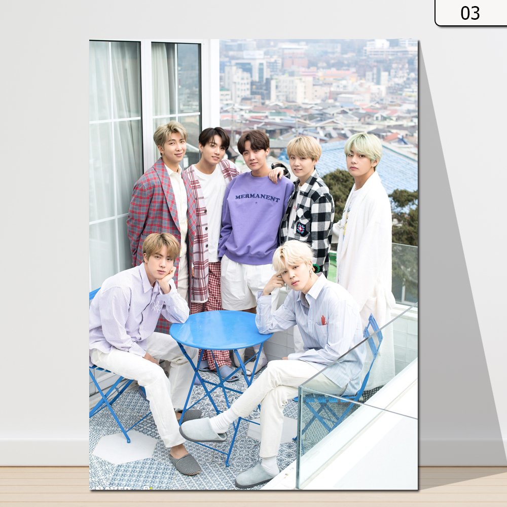 Quadro Placa Decorativa Poster BTS KPOP 20x28cm - Não Precisa