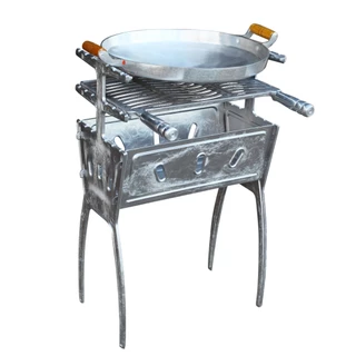Churrasqueira Portátil desmontavel em aluminio com Picanheira