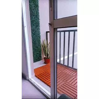 Jogo 12 unidades Deck modular 30x30 textura madeira plástico encaixe modular Decks Piscina Jardim Banheiro varanda