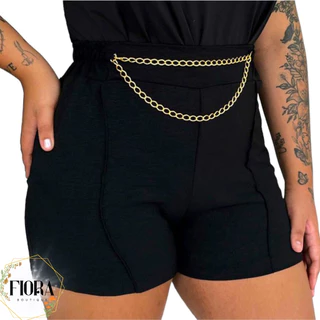 SHORT FEMININO DUNA VERÃO DO 36 AO 54 COM PLUS SIZE CORRENTE TENDÊNCIA