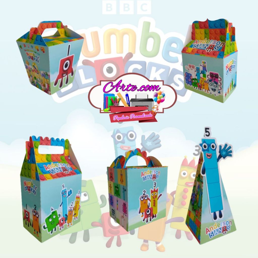 Caixas Personalizadas Number Blocks | Shopee Brasil