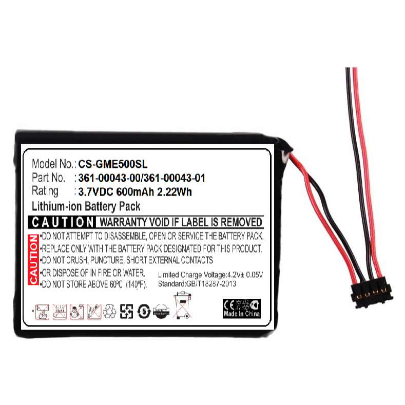 3.7V 600mAh GPS, Navigator Battery For 010-01626-02 4RL58983 Edge 200