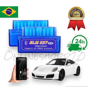 Rastreador Scanner Automotivo Bluetooth ELM 327 Rastreador de Veículo Obd2 Versao 2.1 Android Ios