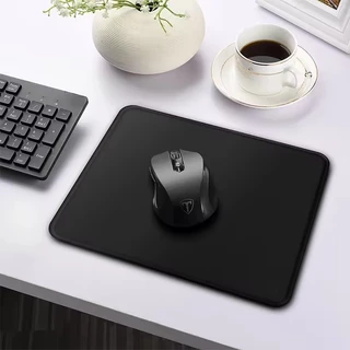 Mouse Pad Pequeno Escritorio Emborrachado Speed Preto