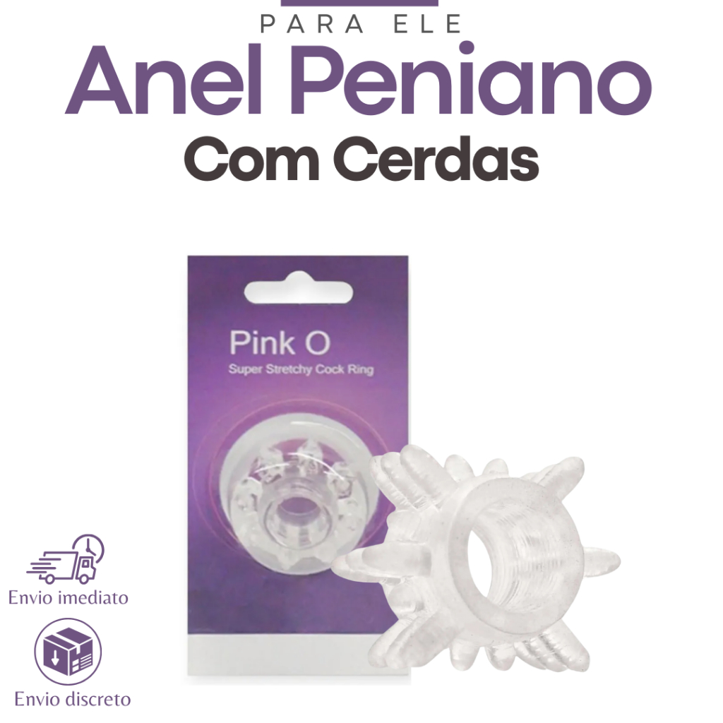 Anel Peniano Masculino Retarda a Ejaculação Pênis Duro com Cerdas  Massegeadora de Clitóris Tam PP | Shopee Brasil