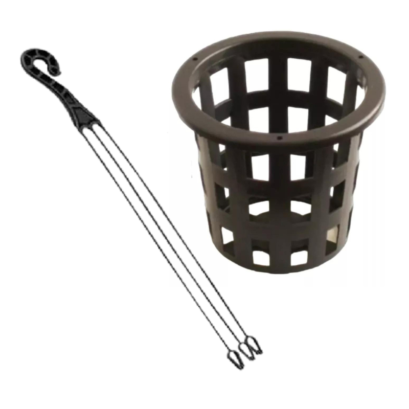 10/20/30/40/50un Vasos Plásticos Vazado Pote 10 Cesto De Vandas + Alça Haste Para Orquídeas