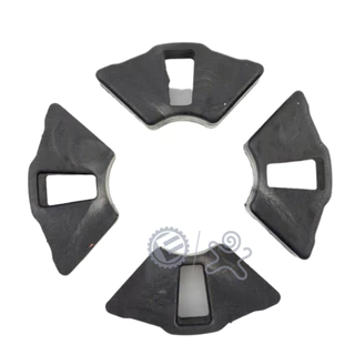 Bucha (Coxim) Coroa Jogo Com 4Peças Ybr 125 00-08/Factor 125 09-14/Fazer 150 2014-2016/Crypton 115 09-15/Max 125 Embus 811-E