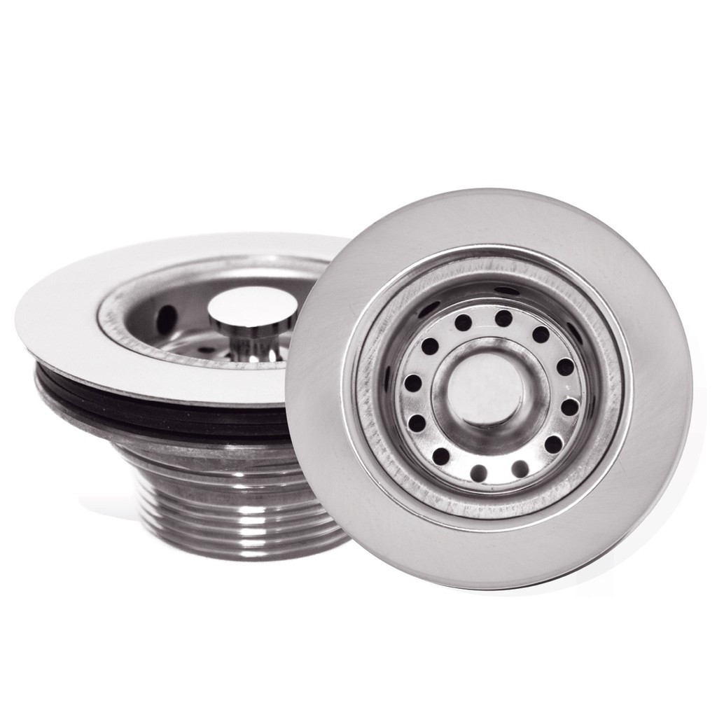 Válvula de Pia Americana Cozinha Cuba 100% Aço Inox 3.1/2 Av01