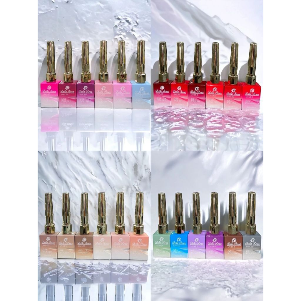 Kit com 6 esmaltes Bella Rosa - 18ml cada esmalte | Shopee Brasil