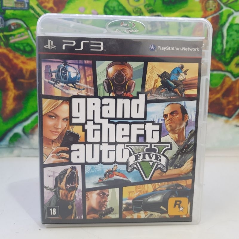 GTA 5 PS3 com mapa play station 3