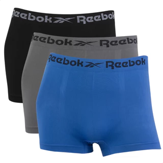 Kit 3 Cuecas Boxer Reebok Masculina Microfibra Sem Costura