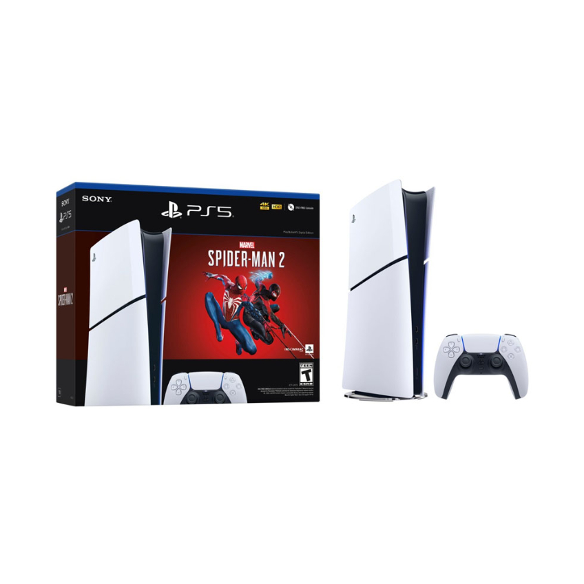 CONSOLE DIGITAL SONY PLAYSTATION 5 SLIM 1TB BUNDLE MARVEL'S SPIDER-MAN 2-BRANCO