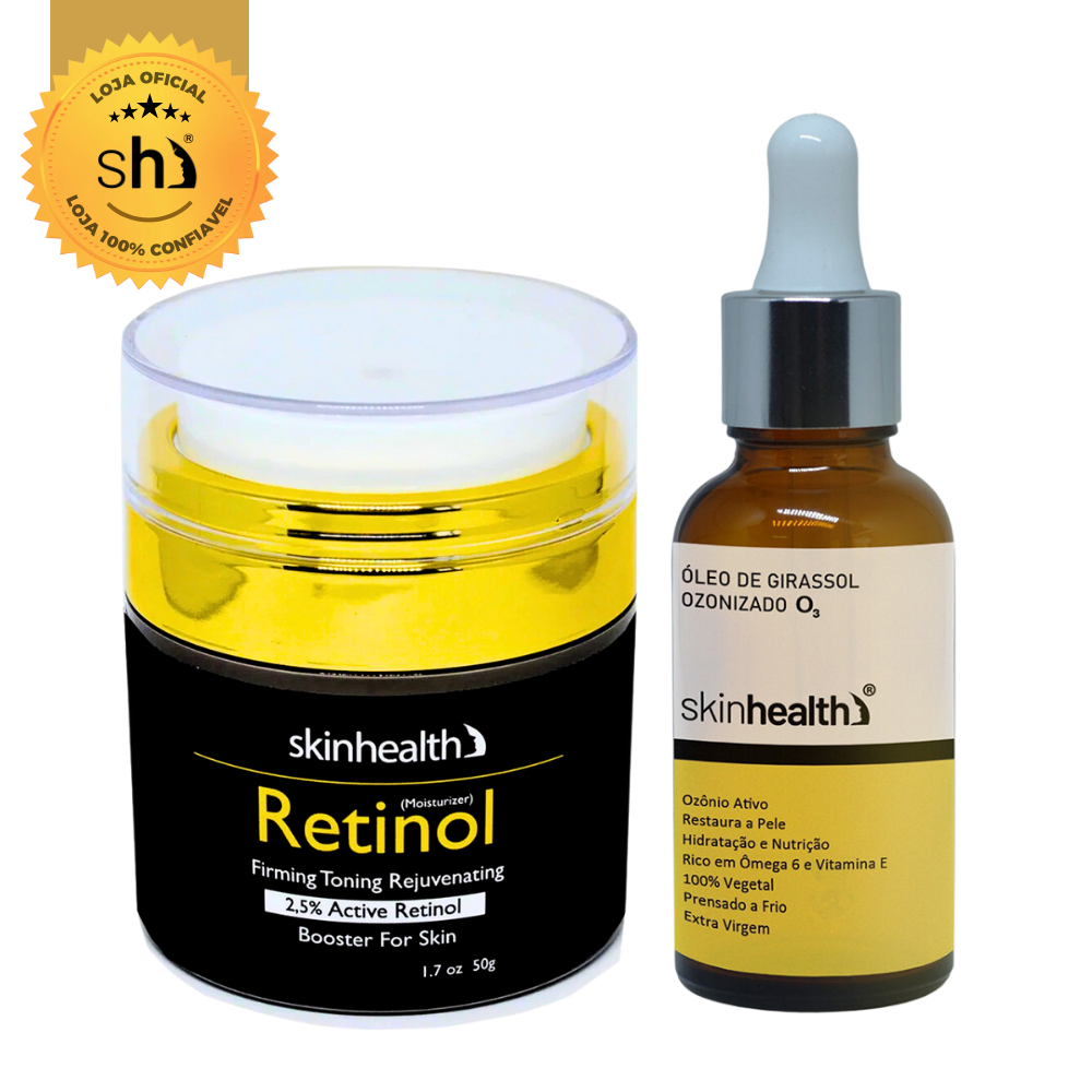Creme de Retinol para Peles Maduras Tratamento Intensivo com óleo de ...