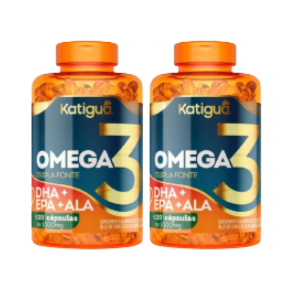 Kit Omega 3 1000 Mg 120 cápsulas - 2 Unidades | Shopee Brasil
