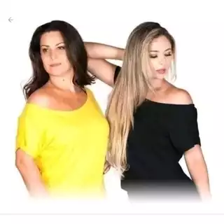 Camiseta Ombro Caido FEMININA QUEIMA DE ESTOQUE