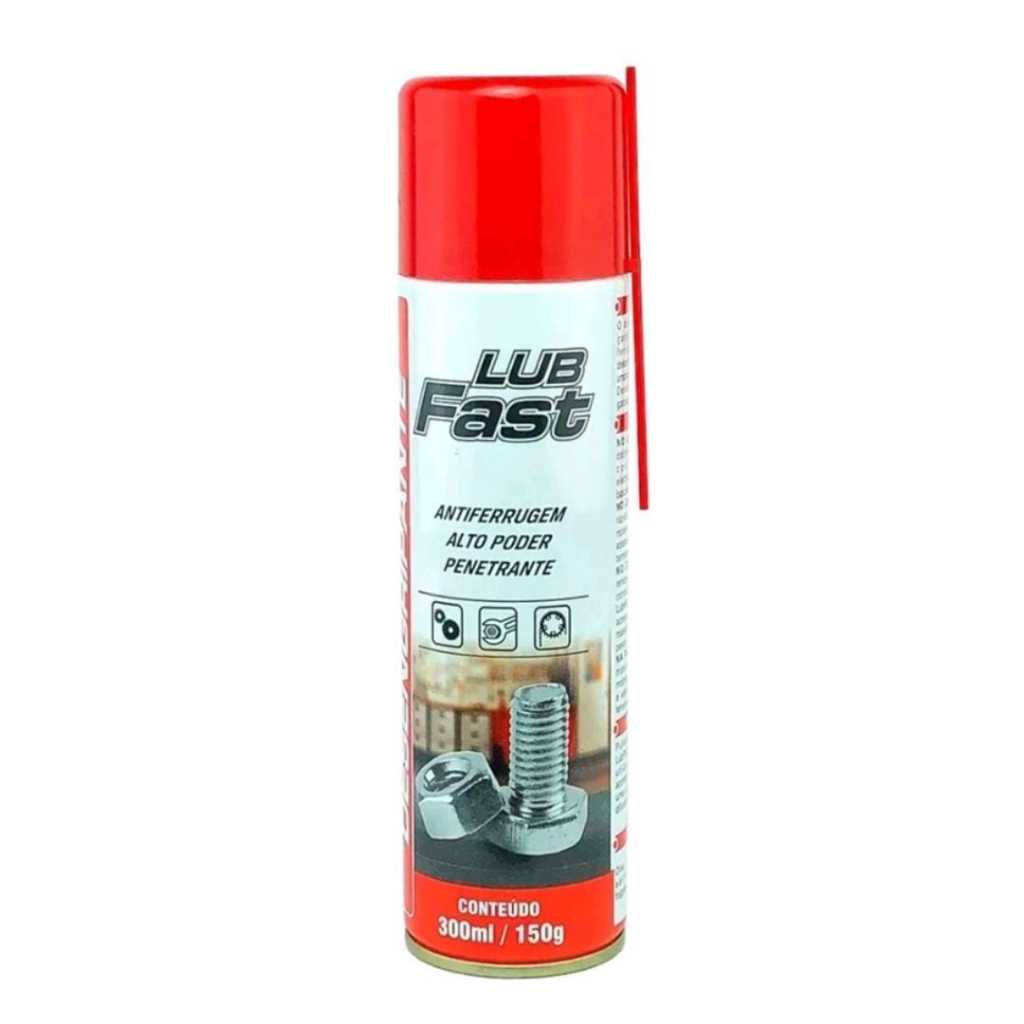 Desengripante Antiferrugem Lubrificante Multiuso Lub fast 300ml