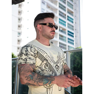 Camiseta Masculina Estilosa Premium Qualidade Moda Jovem Verão