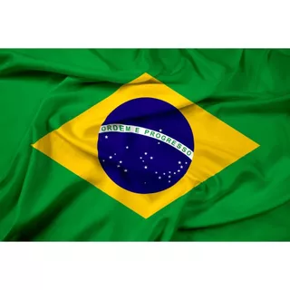Bandeira do Brasil Grande Torcedor Esportes 1,50x0,90m Nilon Decoração Parede Cores Fortes Nítidas