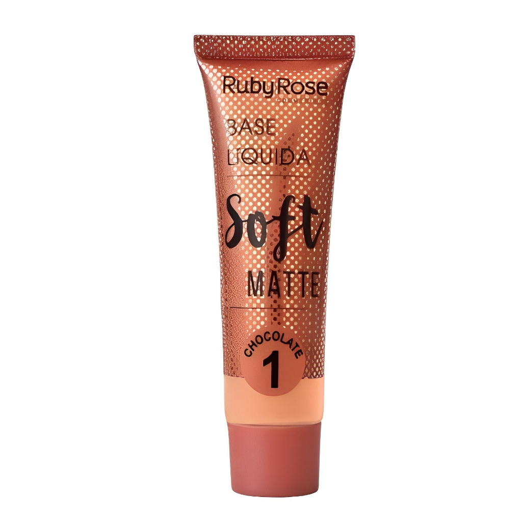 Base Líquida Soft Matte Chocolate Ruby Rose | Shopee Brasil