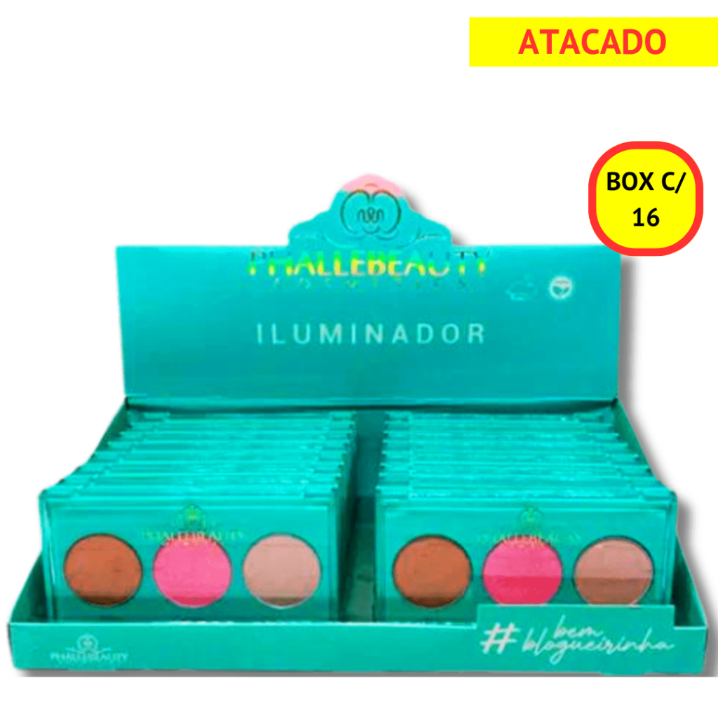 Box Paleta de Iluminador Phallebeauty