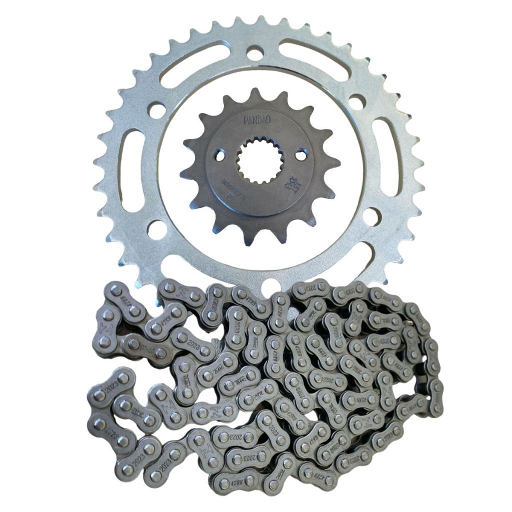 Kit Relação Transmissão Honda Nx 400 Falcon 2000-2008 Aço1045 Com Imetro