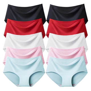 Kit 10 Calcinhas Suaves Sem Costura Laser Invisível Discreta Lingerie