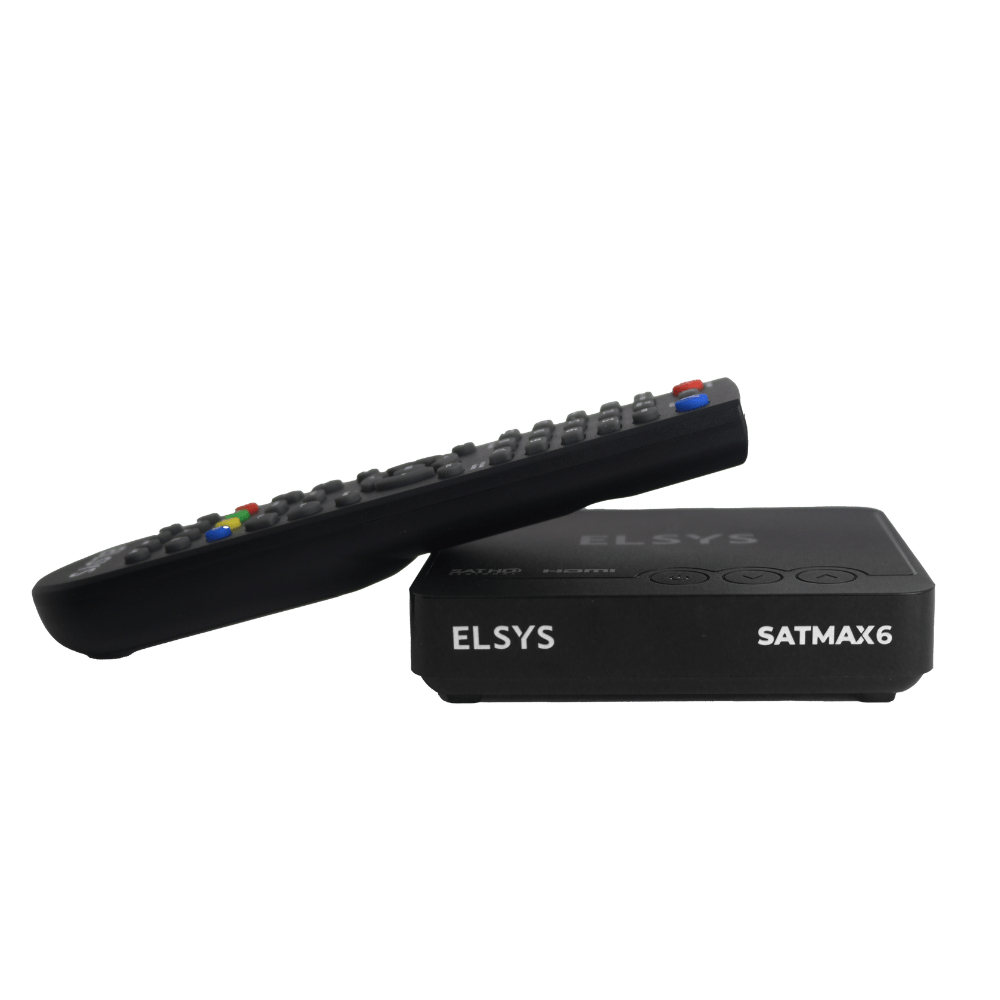 Novo Receptor Satmax 6 100% Digital Via Satelite - Elsys