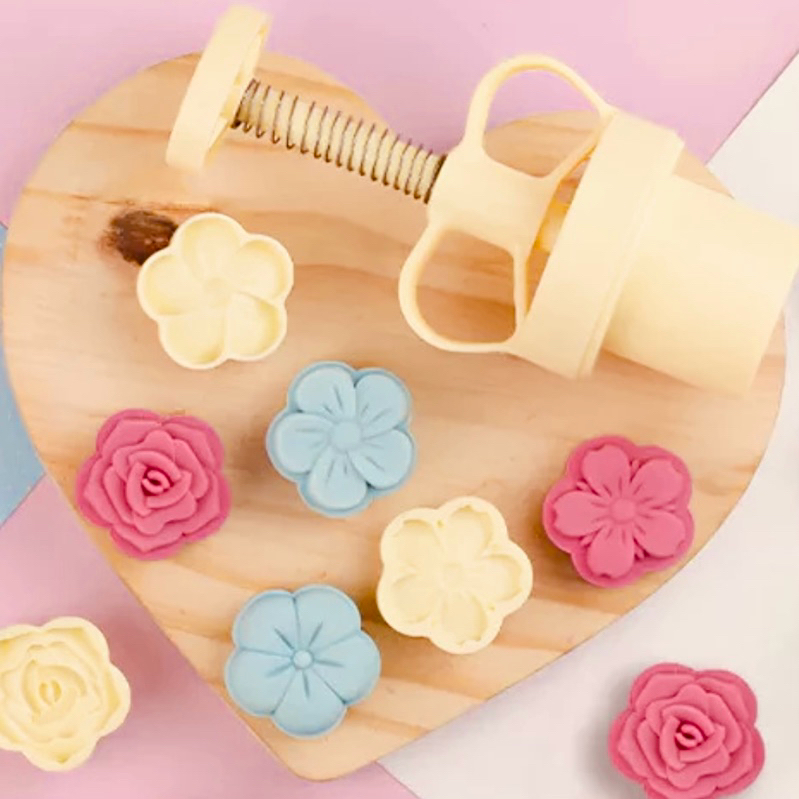 Kit Ejetor Max Flores Para Modelar Massas Doces e Brigadeiros até 25g - Blue Star