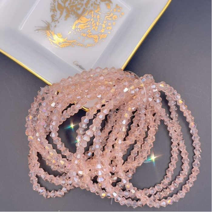 Z.W BIJOUX - KIT 12 pcs Pulseira De Cristal Bijuteria 4/8 mm (12 Unidades) | Shopee Brasil