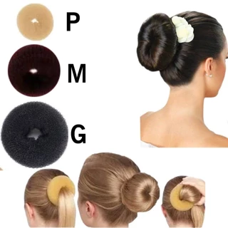 Donuts para Penteados de Cabelos Forma de Coque ; Acessórios Hair Rosquinhas