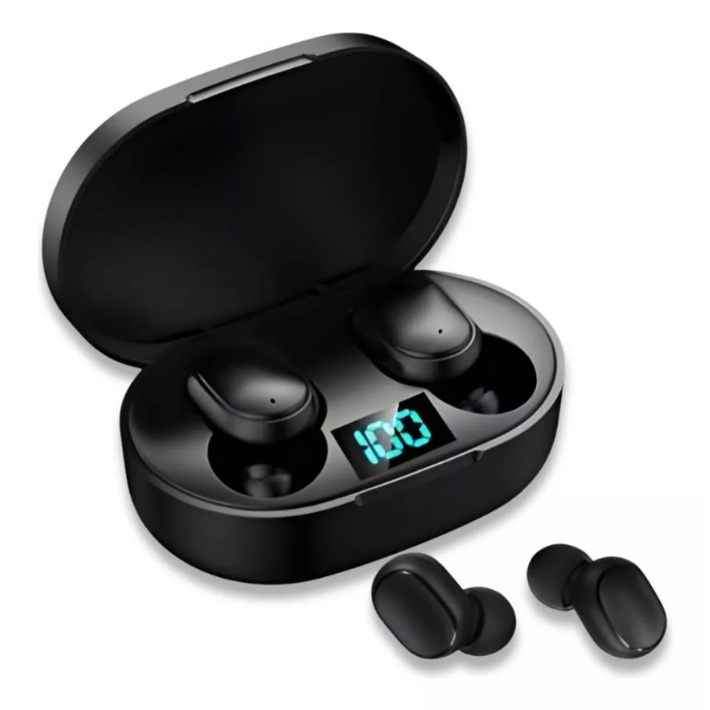 Fone De Ouvido Redmi Airdots | Com Cancelamento de Ruído | Fone Premium Preto | Fone Bluetooth