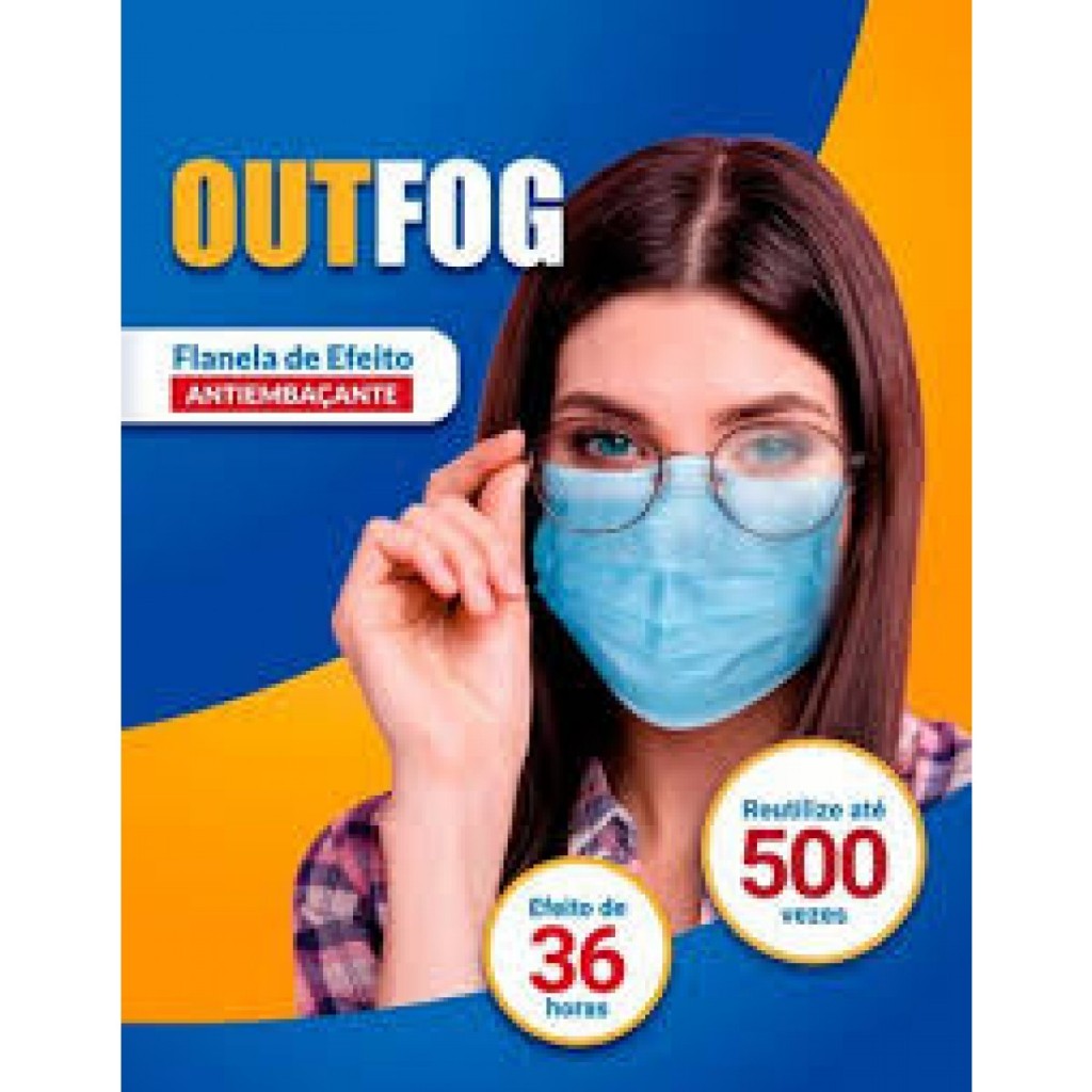 Flanelas Efeito Antiembaçante P/ Óculos Viseira outfog - Outfog Flanela Lenço Antiembaçante Outfog - Óculos Visor Não Embaça - anti embaçante para capacete óculos uso com mascara