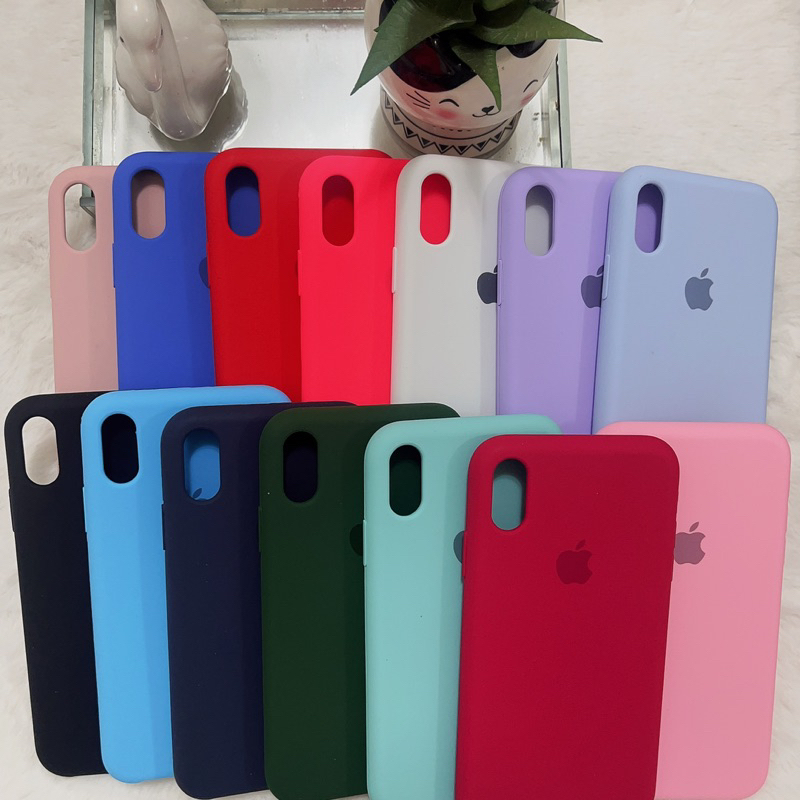 Capa de Silicone Case Aveludada iPhone XR