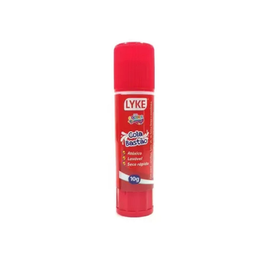Cola Bastão Branca 10g - Lyke - UNIDADE - Cola Escolar Bastão | Shopee ...